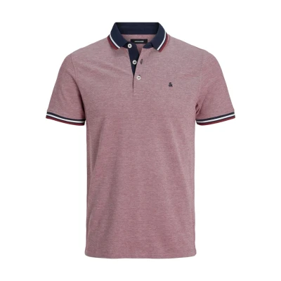 Afbeelding van Jack &amp; Jones Epaulos SS NOOS Poloshirt, Heren, Maat: XL, Dark red