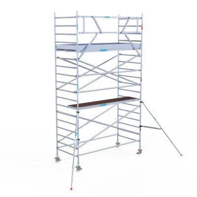 Afbeelding van Professionele rolsteiger 135x305x6.20m werkhoogte