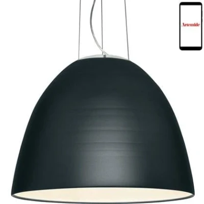 Afbeelding van Artemide Nur hanglamp Ø55 LED dimbaar via smartphone mat antraciet