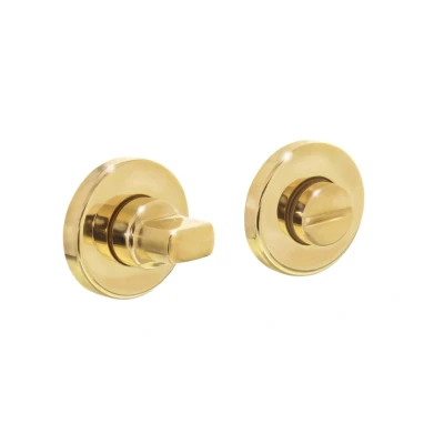 Afbeelding van Intersteel Toiletgarnituur messing ongelakt Ø49x7 mm