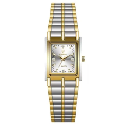 Afbeelding van Liebig Luxe Dameshorloge Polshorloge Cadeau Horloge Geschenkdoos Zwart Goud Doos