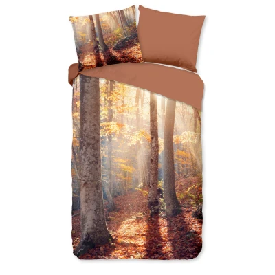 Afbeelding van Pure Dekbedovertrek &quot;bomen/ bos&quot; Multi (240x200/220 cm) Microfiber