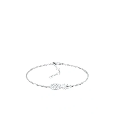 Afbeelding van Elli Ananas Armband, Dames, Maat: 17, Silber