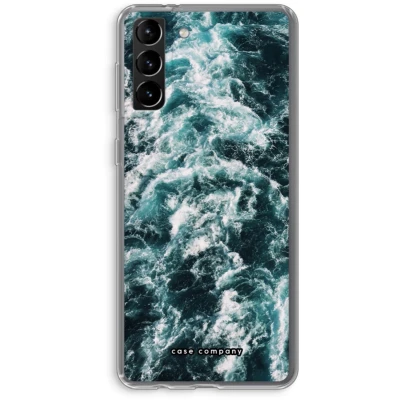 Afbeelding van hoesje geschikt voor Samsung Galaxy S21 Plus Zee golf Soft Cover Telefoonhoesje Bescherming aan alle Kanten en Schermrand