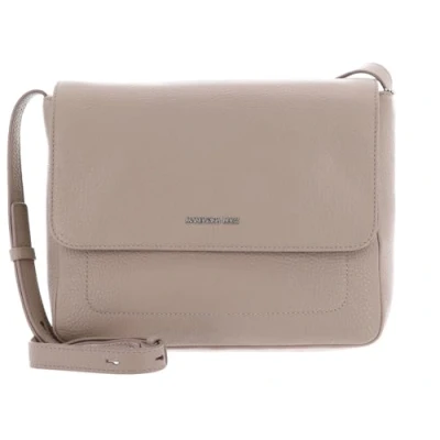 Afbeelding van MANDARINA DUCK Leren Schoudertas Mellow Leather Hunting Bag Warm Taupe