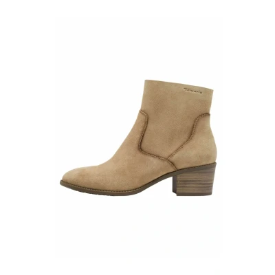 Afbeelding van Tamaris Enkelkaarsjes, Dames, Maat: 41, Beige Schoenen