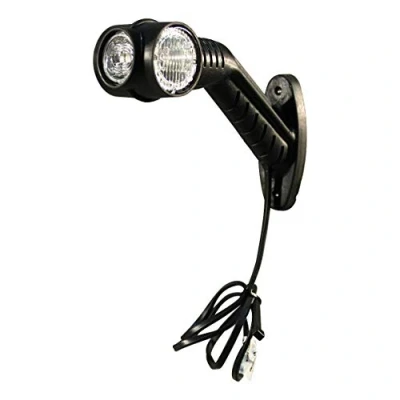 Afbeelding van Contourlamp Aspöck Superpoint III LED rechts DC kabel 860mm Aspock Contourverlichting Rood (Oranje,Wit) BouwmanAanhangwagens.nl