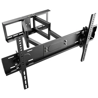Afbeelding van Ricoo R08 XL TV muurbeugel, universeel voor 32 75 inch (ca. 81 191cm) Zwenkbaar Wandhouder Ophanging houder ook Curved LCD &amp; LED VESA 300x200 600x400 Black
