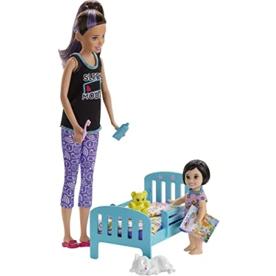 Image de Coffret Barbie Babysitter Heure du dodo Modèle aléatoire