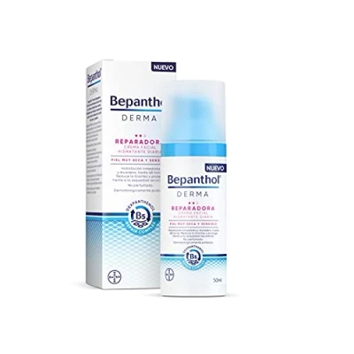 Afbeelding van Bepanthol Derma Repair Gezichtscrème, hydraterend, voor de dag, zeer droge en gevoelige huid, 50 ml