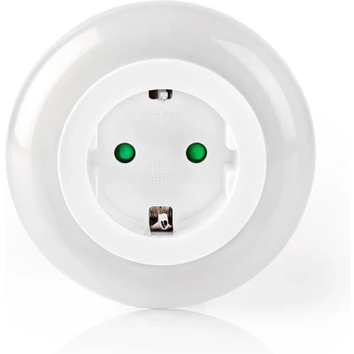 Afbeelding van Nachtlampje Nedis (10lm, Schemersensor, Wit/Groen/Blauw)