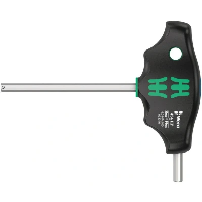 Afbeelding van Wera 05023346001 Hex Plus HF T greep Zeskant Schroevendraaier 6 x 100mm 454