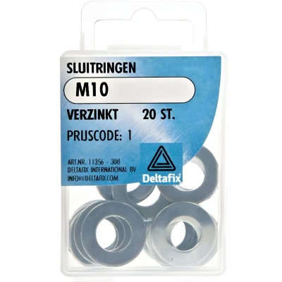 Afbeelding van Deltafix Sluitringen M10 x 20mm 20 stuks