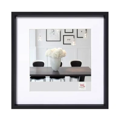 Image de walther design ES440B Steel Style Cadre photo en plastique 40x40 cm, noir
