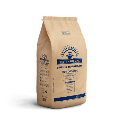 Afbeelding van BestCharcoal Birch &amp; Hornbeam Houtskool 10 kg