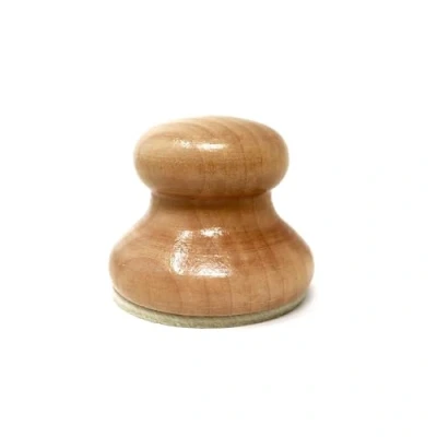 Afbeelding van Artway Houten hand held baren voor graveren groot 70 mm diameter