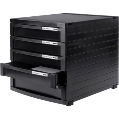 Afbeelding van HAN CONTUR 1505 13 Ladebox Zwart DIN A4, B4, C4 Aantal lades: 5