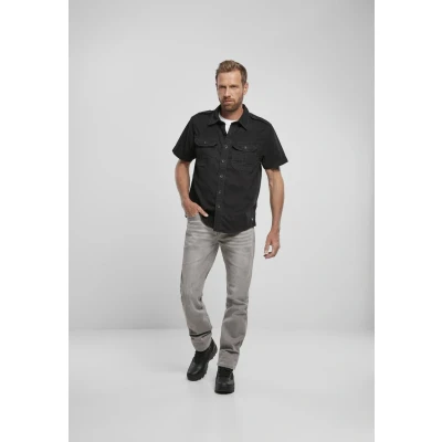Afbeelding van Brandit vintage shirt met lange mouwen en korte mouwen, maten S tot 7 XL
