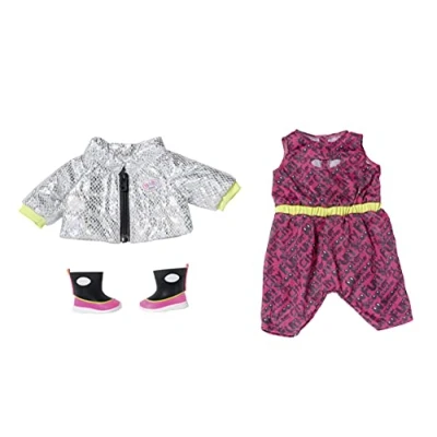 Afbeelding van BABY born City Deluxe Scooter Combo Kledingset Poppenkleding 43cm