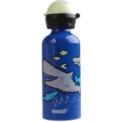 Afbeelding van Sigg Sharks Bidon voor kinderen, Maat: One Size, Blue