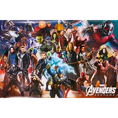 Afbeelding van Hole in the Wall Marvel Avengers Maxi Poster Endgame Line Up (Diversen) Nieuw