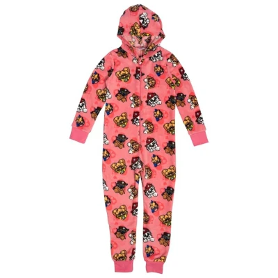 Afbeelding van Paw Patrol Coral Fleece Onesie Roze Maat 98/104 4025055461718