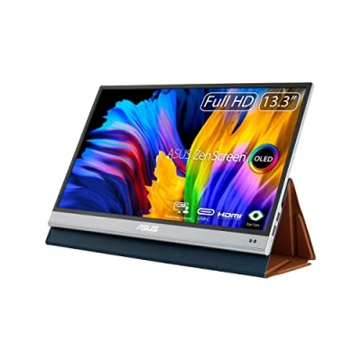 Image de Ecran PC Asus ZenScreen MQ13AH 13.3&quot; OLED Full HD Noir et Argent