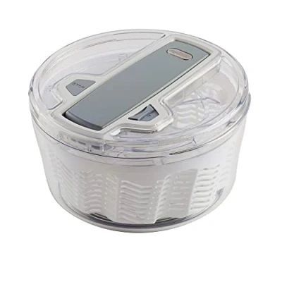Afbeelding van Zyliss E940014 Swift Dry slacentrifuge, groot, 6 l, kunststof, groen, te gebruiken als slakom, BPA vrij, AquaVent technologie, 5 jaar garantie