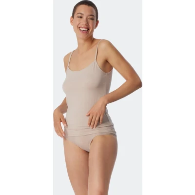 Afbeelding van Schiesser 4PACK Essentials Hemd, Dames, Maat: 46, Light brown
