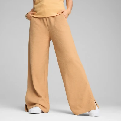 Afbeelding van Puma Bequeme Trainingsbroek, Dames, Maat: XL, Warm beige