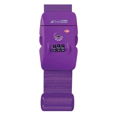 Afbeelding van TravelBlue TSA Lock Combination Strap purple
