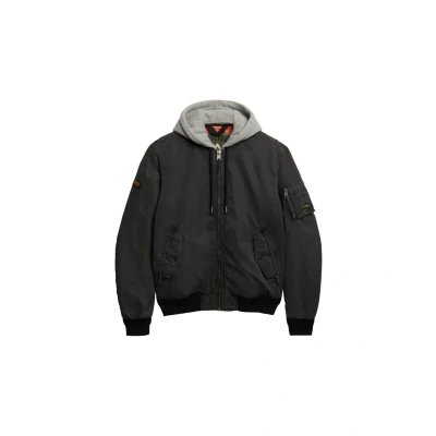 Afbeelding van Superdry &amp; Co Military Lichte jas, Heren, Maat: XXL, Washed black