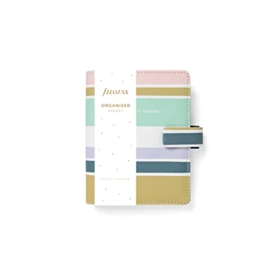 Afbeelding van Filofax Good Vibes Pocket Organizer Strepen