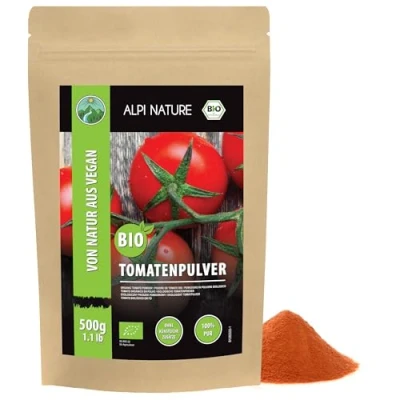 Image de Alpi Nature Tomates BIO Séchées en Poudre 500g, et Moulues, Assaisonnement à la Tomate