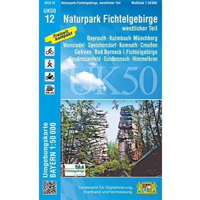 Afbeelding van UK50 12 Naturpark Fichtelgebirge, westlicher Teil