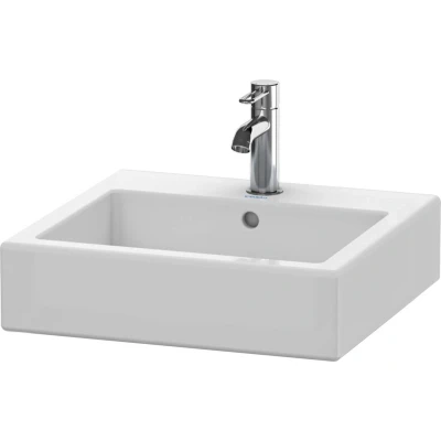 Afbeelding van Duravit Vero wastafel 50x47 cm. met 1 kraangat wit Tijdloze uitstraling
