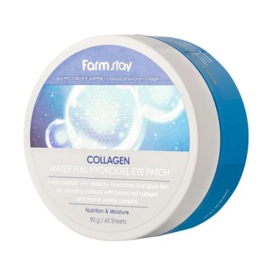 Afbeelding van Farmstay Collagen Water Full Hydrogel Eye Patch Flakes