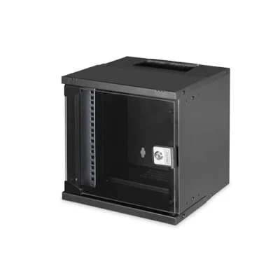 Image de Digitus SOHO PRO Series Rack armoire montable sur mur RAL 9005, noir 6U 10&quot;