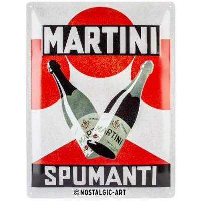 Afbeelding van Wandbord Martini Spumanti