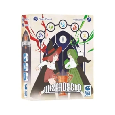 Afbeelding van Wizards Cup Jeu de Société Stratégique pour 2 Joueurs Cartes Duel Tactique 12 Ans et Plus réflexion Format Poche La Boite Blackrock Games