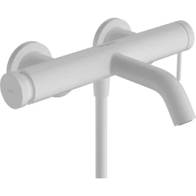Afbeelding van hansgrohe Tecturis S ééngreeps badmengkraan opbouw mat wit