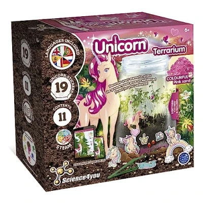Afbeelding van Wetenschap Eenhoorns terrarium spel. zoals je in 3 dagen laten groeien, meerkleurig (80004052)