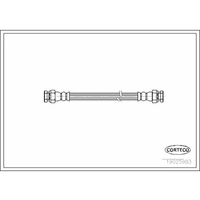 Afbeelding van CORTECO 19025983 Remslang Achteras 295
