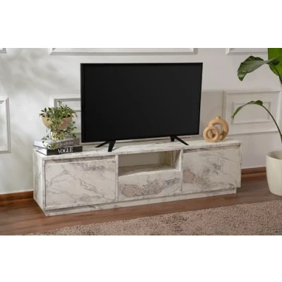 Afbeelding van Asir TV meubel Freesia marmer 160 x 29,5 42 cm