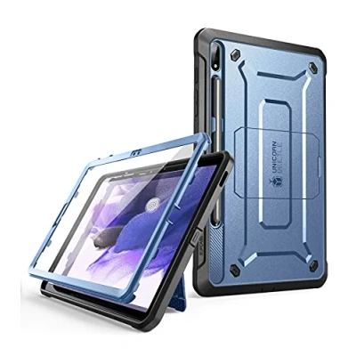 Afbeelding van SUPCASE Full Cover Hoes Geschikt Voor Samsung Tab S7 FE 12.4 inch Blauw