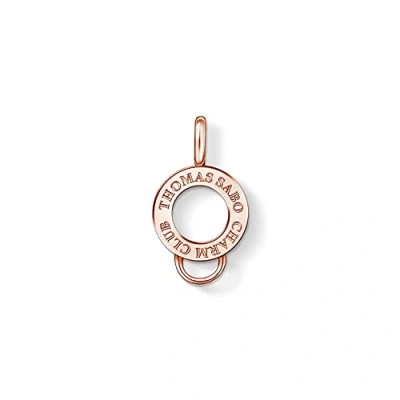 Afbeelding van Thomas Sabo Carrier X0241 001 12 Bedels voor dames, zilver 925/1000, 750 roségoud verguld, 925 sterling zilver, Geen edelsteen