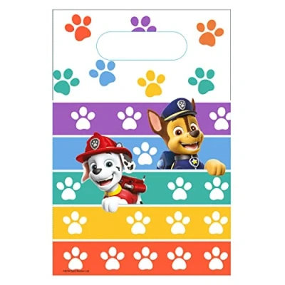 Afbeelding van Paw Patrol Uitdeelzakjes Papier Per 8 Stuks