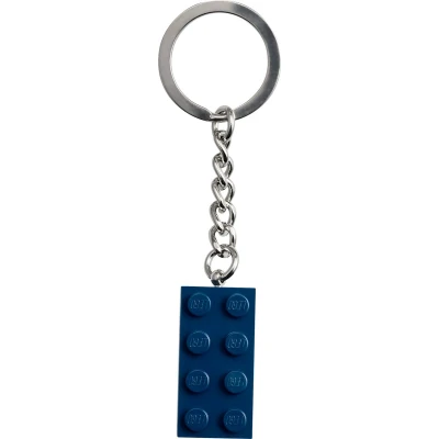 Afbeelding van LEGO Sleutelhanger Oceaan Blauw Steentje Blokje