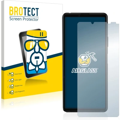 Afbeelding van BROTECT Screenprotector voor Sony Xperia 10 III / Lite Folie Beschermfolie Beschermglas transparant