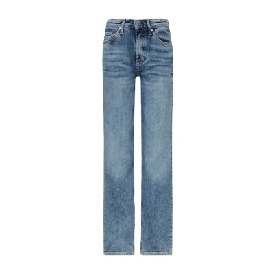 Afbeelding van s.Oliver Broek Maat 38/32 Vrouwen 56Z5 BLUE katoen
